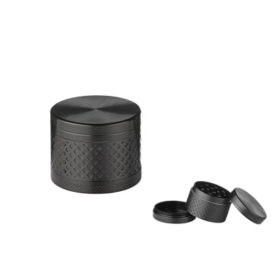 Super Heroes Grinder Metal Black 3 Parts 38mm